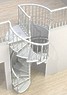 001-Лестница винтовая на центральном столбе
